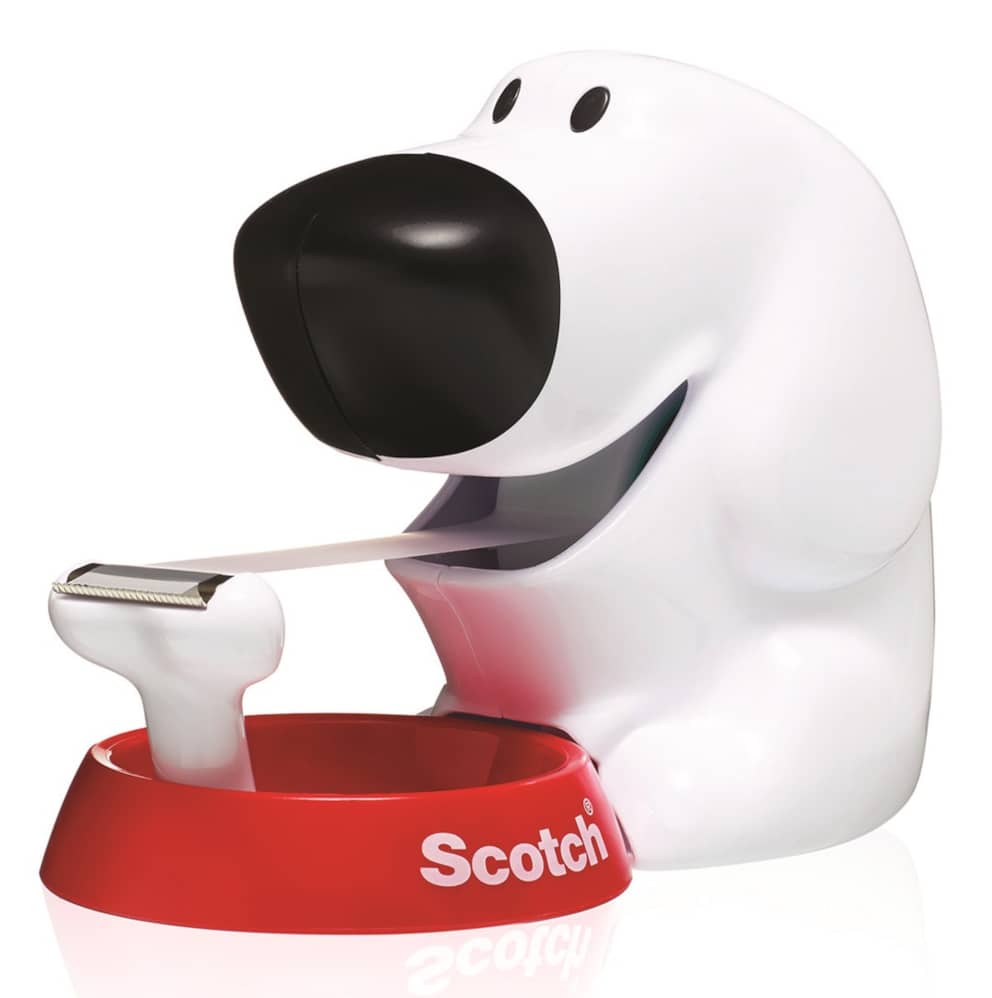 Dyspenser do taśm Scotch® w kształcie pieska (C31-Dog), taśma GRATIS