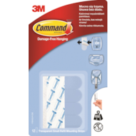 Paski wymienne COMMAND™ (17024CLR PL), 12 szt., transparentne
