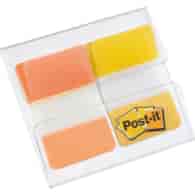 Zakładki indeksujące POST-IT® do archiwizacji (686-OY), PP, silne, 38x25,4mm, 2x8 kart., mix kolorów