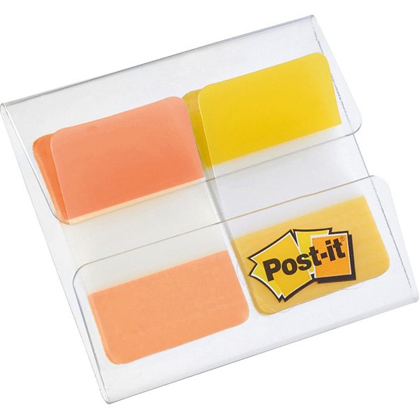 Zakładki indeksujące POST-IT® do archiwizacji (686-OY), PP, silne, 38x25,4mm, 2x8 kart., mix kolorów