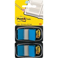 Zakładki indeksujące POST-IT® (680-B2EU), PP, 25,4x43,2mm, 2x50 kart., niebieskie