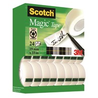 Taśma biurowa SCOTCH® Magic™ (8-1933R24TPR), matowa, 19mm, 33m, 24szt.