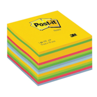Kostka samoprzylepna POST-IT® (2030-U), 76x76mm, 1x450 kart., kolorowa