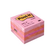 Mini Kostka samoprzylepna POST-IT® (2051P), 51x51mm, 1x400 kart., różowa