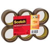 Taśma pakowa do magazynowania SCOTCH® (309 BRW), mocna, 50mm, 66m, brązowa