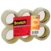 Taśma pakowa do magazynowania SCOTCH® (309 TSP), mocna, 50mm, 66m, transparentna