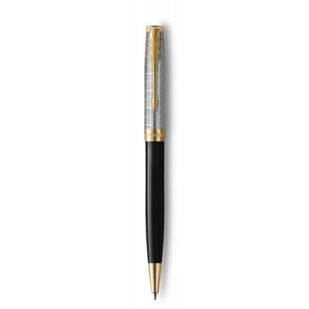 PARKER SONNET PREMUM METAL & BLACK GT DŁUGOPIS GB