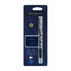 WATERMAN ALLURE PASTEL KAMUFLAŻ Z 6 NABOJAMI WIECZNE PIÓRO (F) + 6 NABOJÓW NIEBIESKI FLORYDA BL