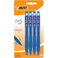 Długopis BIC Bu3 Grip niebieski 4szt