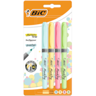 BIC Highlighter Grip Pastel Zakreślacz mix Blister 4szt