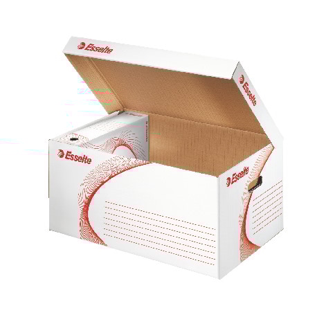 Pudło archiwizacyjne otwierane z góry, biały