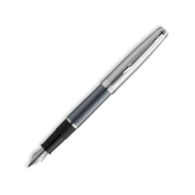 WATERMAN EMLBLEME DELUX METALICZNY SZARY PIÓRO KULKOWE GB