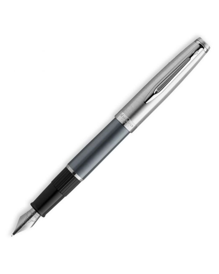 WATERMAN EMLBLEME DELUX METALICZNY SZARY PIÓRO KULKOWE GB