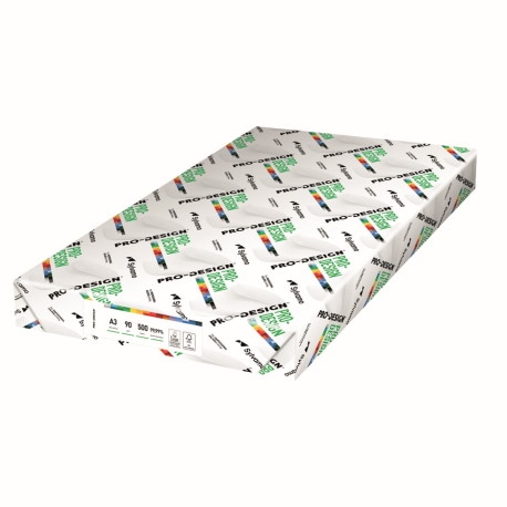 Papier ksero PRO-DESIGN FSC, satynowany, klasa A++, A3, 168CIE, 90gsm, 500 ark.