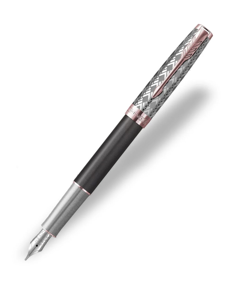 PARKER SONNET PREMIUM  METAL & GREY PGT PIÓRO WIECZNE (M) 18K GB