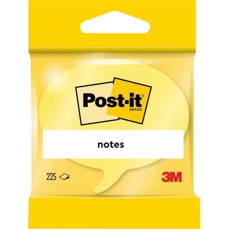 Kostka samoprzylepna POST-IT® (2007SP), 1x225 kart., w kształcie chmurki komiksowej