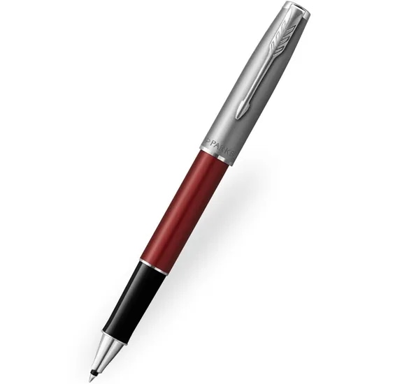 PARKER SAND BLASTED METAL RED PIÓRO KULKOWE GB