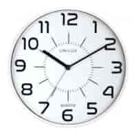 ZEGAR UNILUX POP, 28,5 CM O BIAŁY