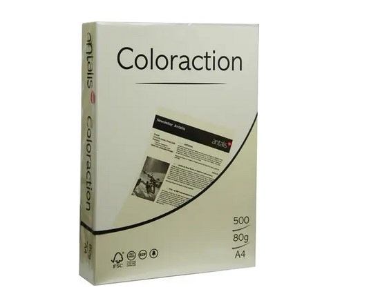 Papier kolor A3 80g kość słoniowa CHROM  3496