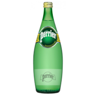 Woda PERRIER, mocny gaz, butelka szklana, 0,75l