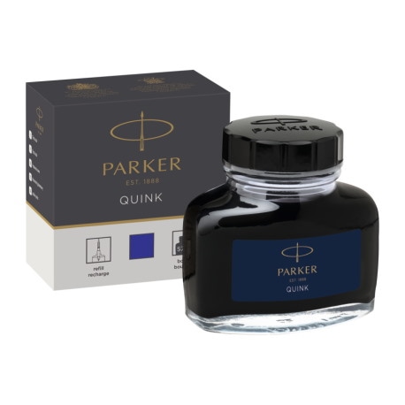 PARKER QUINK atrament butelkowy, niebieski, 57 ml