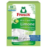 Frosch Tabletki do Zmywarek All in One Limonkowei All IN 1 limonkowe 50szt