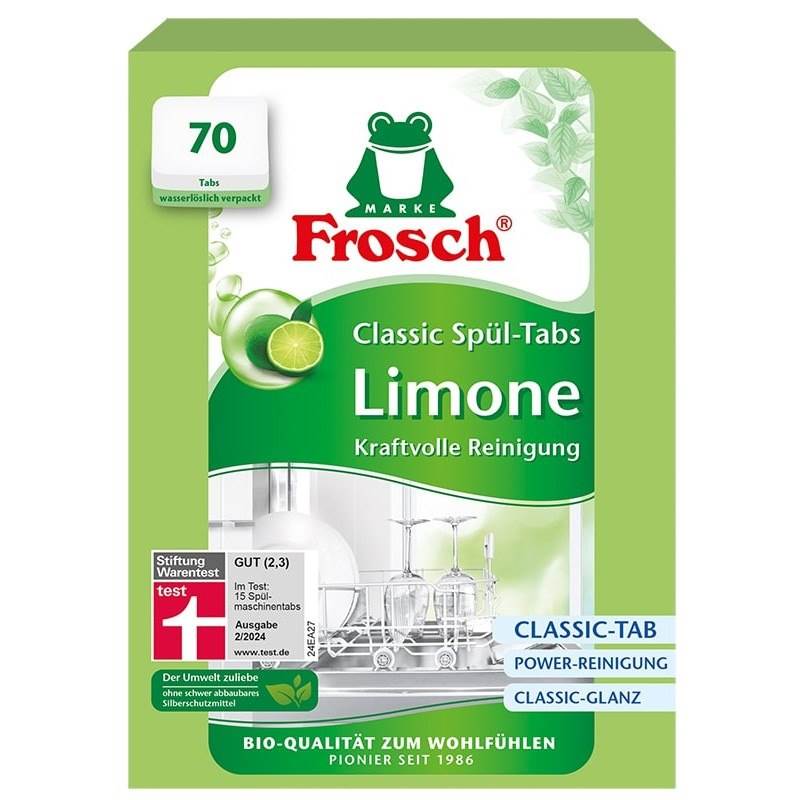 FROSCH Limonkowe tabletki do zmywarki Classic 70szt