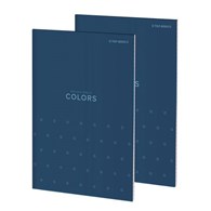 BLOK NOTATNIKOWY TOP 2000 COLOR 2.0 KLEJONY A6 50K 70G KR NIEBIESKI