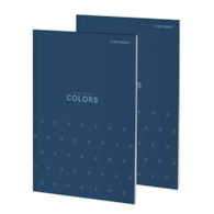 BLOK NOTATNIKOWY TOP 2000 COLOR 2.0 KLEJONY A6 50K 70G KR NIEBIESKI