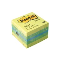 Mini Kostka samoprzylepna POST-IT® (2051L), 51x51mm, 1x400 kart., cytrynowa