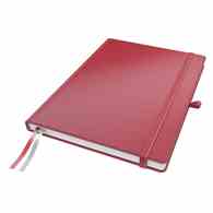 Notatnik Leitz Complete A4, w kratkę, czerwony
