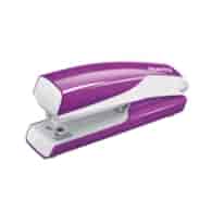 Zszywacz Mini metalowy Leitz WOW, fioletowy, 10 lat gwarancji, 10 kartek