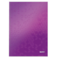Brulion w kratkę A4 Leitz WOW, fioletowy