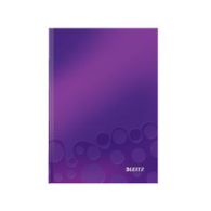 Brulion w kratkę A5 Leitz WOW, fioletowy