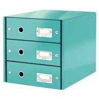 POJEMNIK Z 3 SZUFL C&S WOW LOD NIEBIESKI