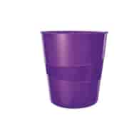 Kosz na śmieci 15L Leitz WOW, fioletowy