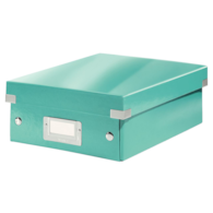 Pudło z przegródkami Leitz C&S WOW, małe, turkusowy