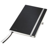 Notatnik w miękkiej oprawie Leitz Style A5, w kratkę, czarny