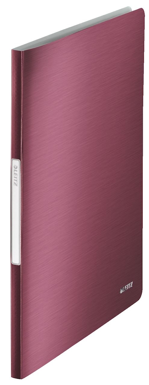 Album ofertowy 20 koszulek Leitz Style, ciemnoczerwony