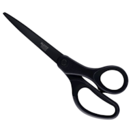 Nożyczki tytanowe nieklejące Leitz, 205 mm, czarne