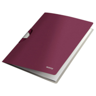 Skoroszyt z klipsem Leitz Style ColorClip Professional, ciemnoczerwony