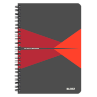 Kołonotatnik Office PP A5, w linie, czerwony