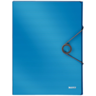 Teczka z gumką PP Leitz Solid, 30 mm, jasnoniebieska