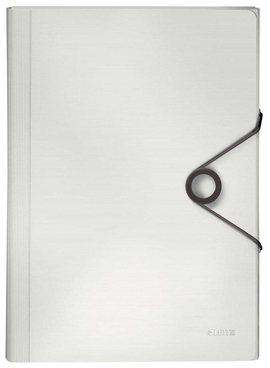 Teczka z 6 przegródkami PP Leitz Solid, biała