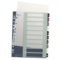 Przekładki plast. do nadruku tekstu na kartę, Leitz Style, 1-10