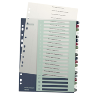 Przekładki plast. do nadruku tekstu na kartę, Leitz Style, 1-20