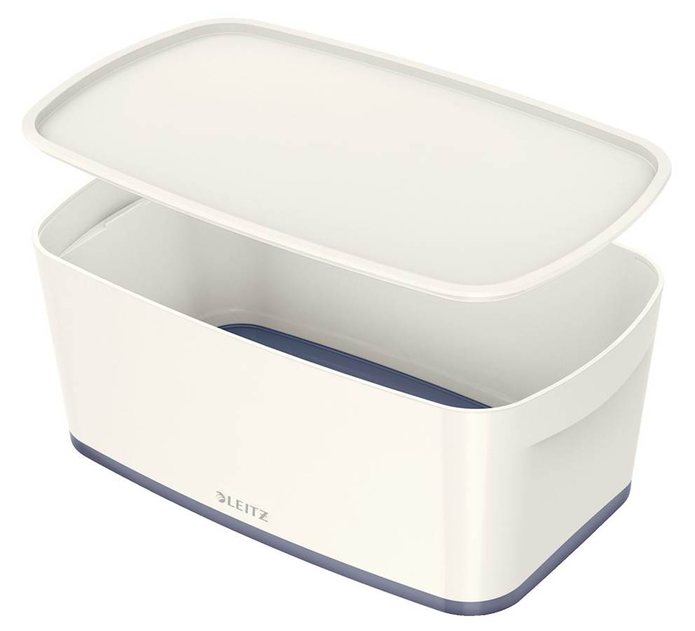 MyBox mały z pokrywką Leitz WOW, biały