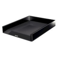 Półka na dokumenty Leitz dwukolorowa, czarna