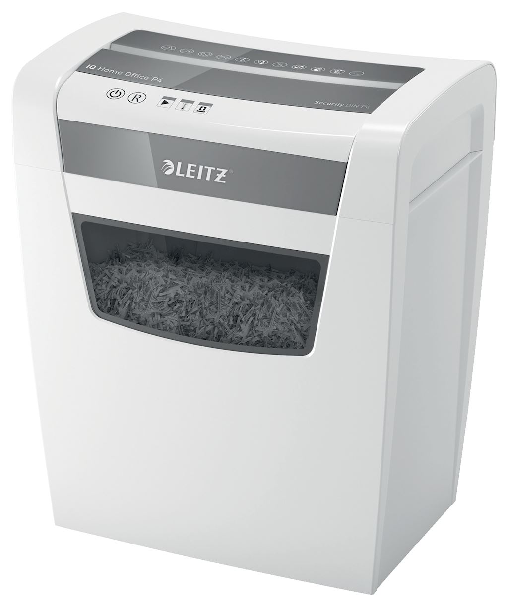 Niszczarka Leitz IQ Home Office P4, 10 kartek, 23 l kosz