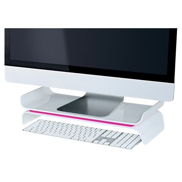 Podstawka pod monitor Leitz WOW, różowa